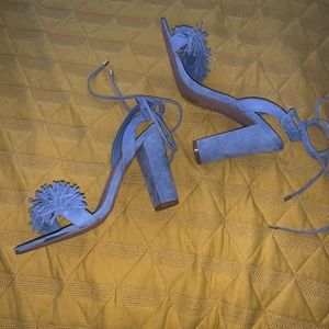 Baby blue Steve Madden sandals